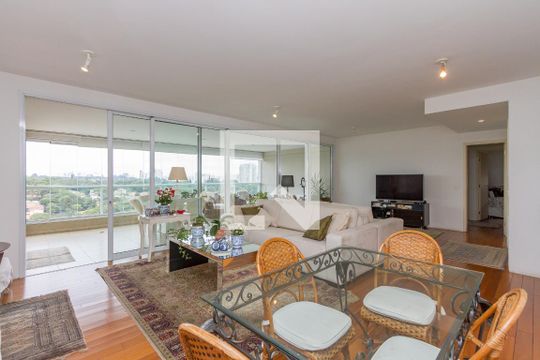 Sala de apartamento à venda com 3 quartos, 180m² em Campo Belo, São Paulo