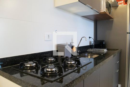 Cozinha de apartamento à venda com 1 quarto, 35m² em Vila Paulicéia, São Paulo