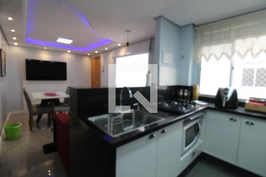 Cozinha de apartamento para alugar com 2 quartos, 41m² em São José, Canoas