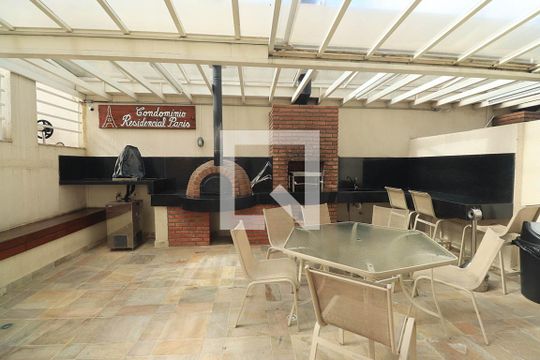 Área comum - Churrasqueira de apartamento à venda com 3 quartos, 128m² em Centro, Santo André