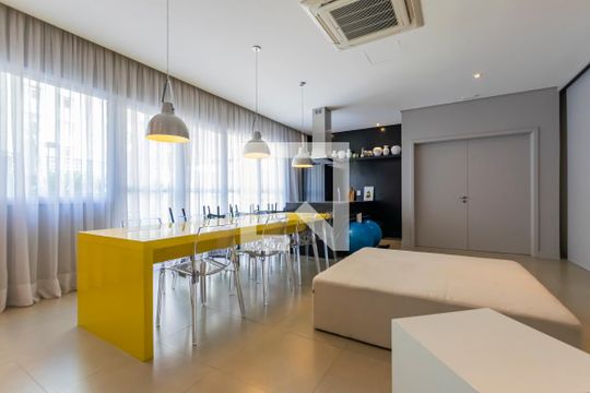 Área comum - Espaço gourmet de kitnet/studio para alugar com 1 quarto, 23m² em Sé, São Paulo