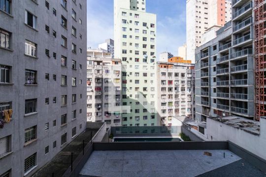 Vista de kitnet/studio para alugar com 1 quarto, 23m² em Sé, São Paulo