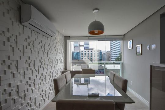 Sala de Jantar  de apartamento para alugar com 2 quartos, 60m² em Vila Gertrudes, São Paulo