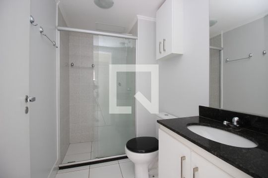 Banheiro da Suíte de apartamento à venda com 1 quarto, 28m² em Sul (águas Claras), Brasília