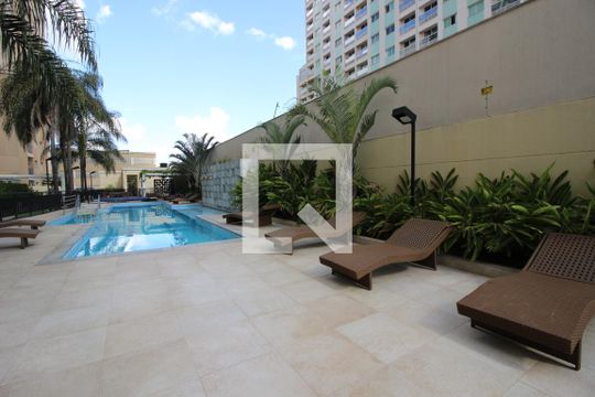 Área comum - Piscina de apartamento à venda com 1 quarto, 28m² em Sul (águas Claras), Brasília