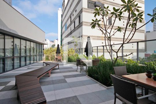 Área Comum de kitnet/studio para alugar com 0 quarto, 24m² em Bela Vista, São Paulo