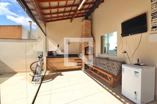 Área Gourmet de apartamento à venda com 2 quartos, 108m² em Vila Príncipe de Gales, Santo André