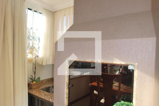 Espaço Gourmet na Sala de apartamento à venda com 3 quartos, 167m² em Cristal, Porto Alegre