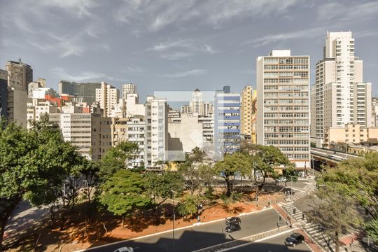 Vista da Sala de apartamento à venda com 1 quarto, 38m² em Campos Elíseos, São Paulo