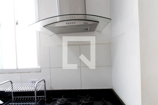 Cozinha de apartamento para alugar com 2 quartos, 50m² em Caguassu, Sorocaba