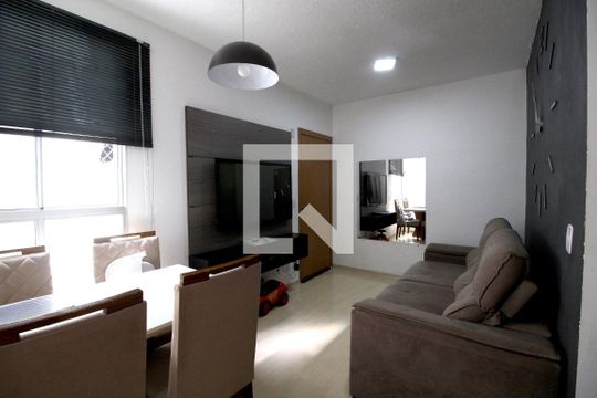 Sala de apartamento para alugar com 2 quartos, 50m² em Caguassu, Sorocaba