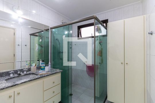 Banheiro da Suíte de apartamento para alugar com 3 quartos, 134m² em Saúde, São Paulo