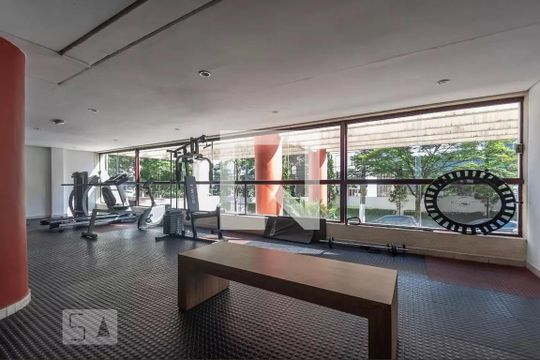 Área comum - Academia de apartamento para alugar com 1 quarto, 57m² em Vila Suzana, São Paulo