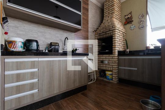 Área Gourmet de casa de condomínio à venda com 3 quartos, 300m² em Parque Residencial Eloy Chaves, Jundiaí
