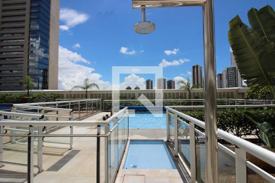 Área comum - Piscina de kitnet/studio para alugar com 1 quarto, 35m² em Norte (águas Claras), Brasília