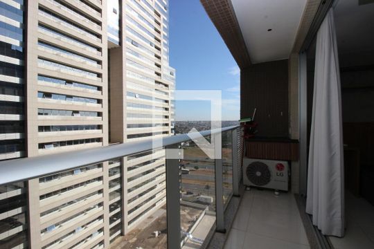 Sacada de kitnet/studio para alugar com 1 quarto, 35m² em Norte (águas Claras), Brasília