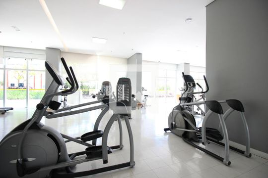 Área comum - Academia de kitnet/studio para alugar com 1 quarto, 35m² em Norte (águas Claras), Brasília