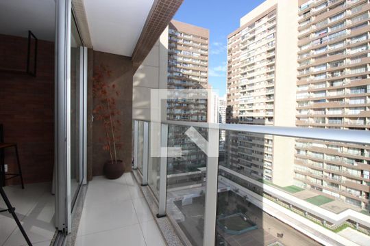 Sacada de kitnet/studio para alugar com 1 quarto, 35m² em Norte (águas Claras), Brasília