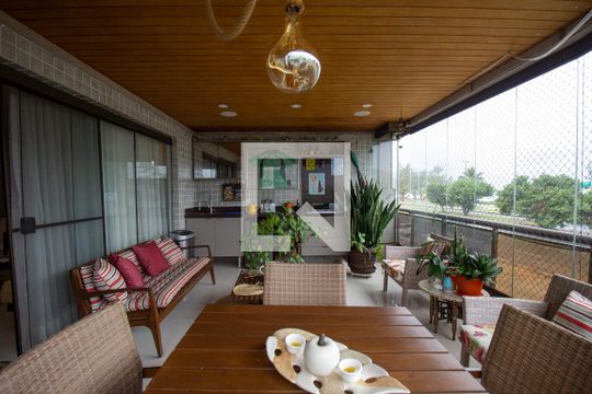 Varanda de apartamento à venda com 3 quartos, 189m² em Recreio dos Bandeirantes, Rio de Janeiro