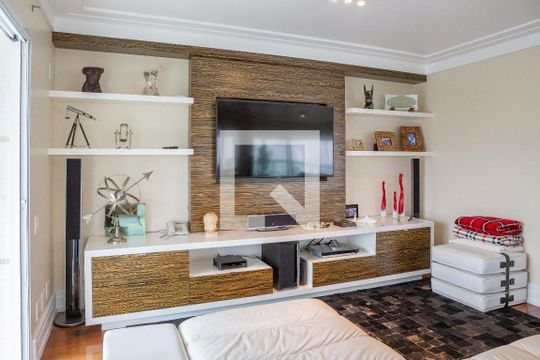 Sala de apartamento à venda com 4 quartos, 438m² em Pacaembu, São Paulo