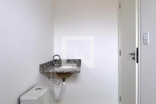 Banheiro da Suíte de apartamento à venda com 2 quartos, 100m² em Parque Oratorio, Santo André