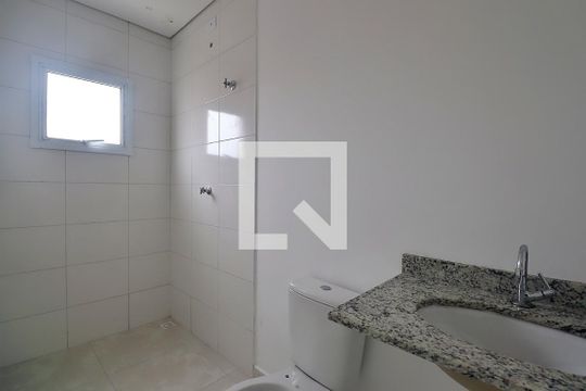 Banheiro da Suíte de apartamento à venda com 2 quartos, 100m² em Parque Oratorio, Santo André