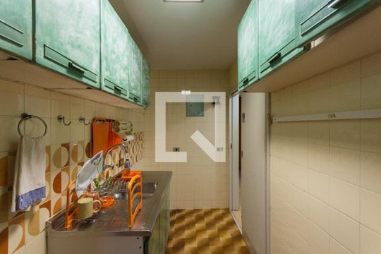 Cozinha e Área de Serviço de apartamento para alugar com 2 quartos, 59m² em Maracanã, Rio de Janeiro