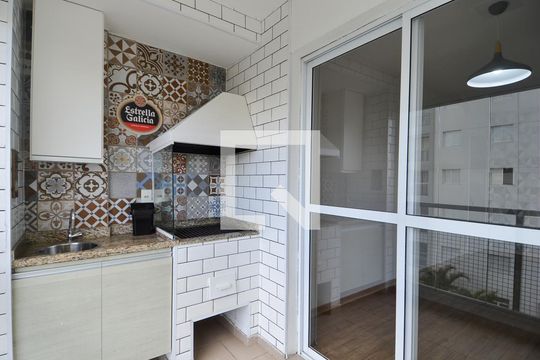 Varanda Gourmet de apartamento à venda com 2 quartos, 58m² em Jardim Flor da Montanha, Guarulhos