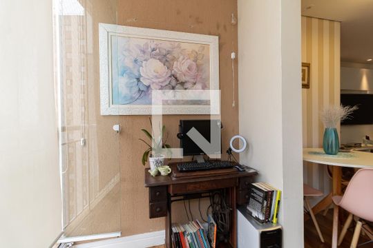 Varanda da Sala de apartamento à venda com 2 quartos, 50m² em Vila das Merces, São Paulo