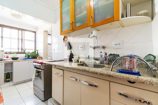 Cozinha de apartamento à venda com 3 quartos, 90m² em Vila Clementino, São Paulo