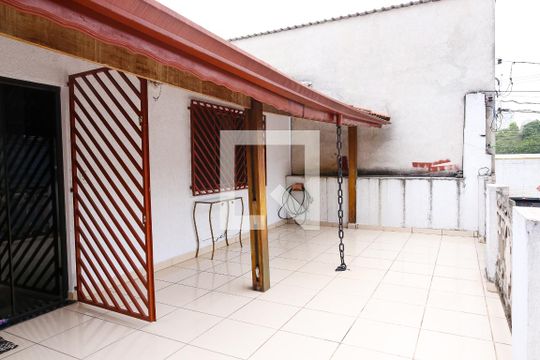 Varanda da Sala 2 de casa à venda com 6 quartos, 319m² em Vila São Pedro, Santo André