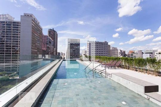 Área comum - Piscina de kitnet/studio para alugar com 1 quarto, 25m² em Centro, São Paulo