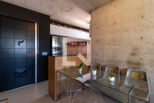 Sala de Jantar de apartamento à venda com 2 quartos, 70m² em Carandiru, São Paulo