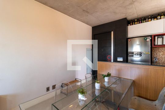 Sala de Jantar de apartamento à venda com 2 quartos, 70m² em Carandiru, São Paulo