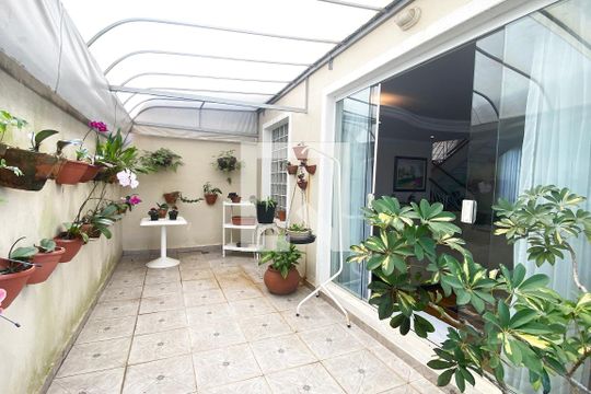Varanda da Sala de casa de condomínio à venda com 4 quartos, 420m² em Alphaville, Santana de Parnaíba