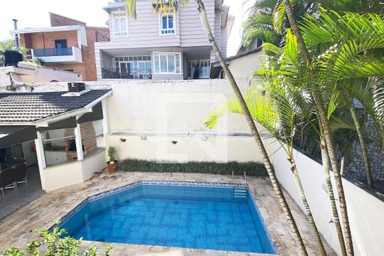 vista da Sacada de casa de condomínio à venda com 4 quartos, 420m² em Alphaville, Santana de Parnaíba