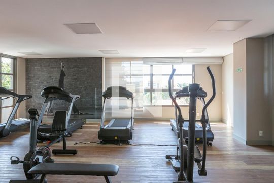 Área comum - Academia de apartamento para alugar com 2 quartos, 92m² em Barra Funda, São Paulo