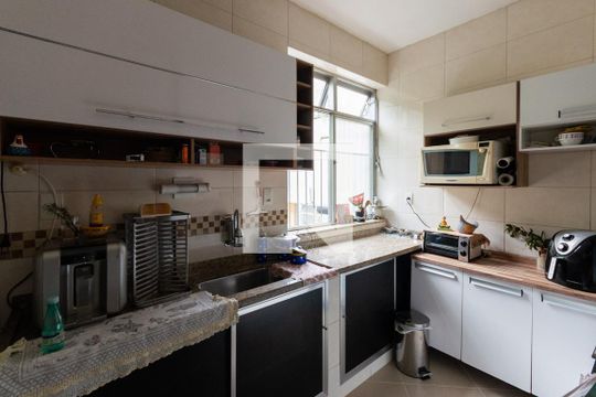 Cozinha e Área de Serviço de apartamento à venda com 3 quartos, 123m² em Andaraí, Rio de Janeiro