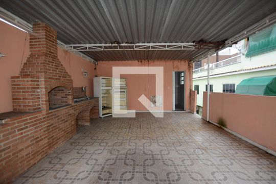 Área comum - Churr... de casa à venda com 3 quartos, 100m² em Irajá, Rio de Janeiro
