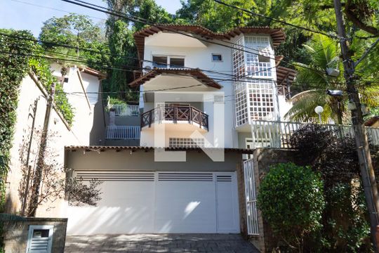 Fachada de casa à venda com 4 quartos, 370m² em São Conrado, Rio de Janeiro