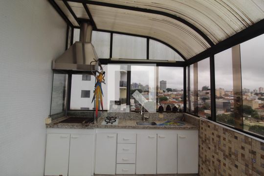 Churrasqueira cobertura de apartamento à venda com 3 quartos, 240m² em Santa Paula, São Caetano do Sul