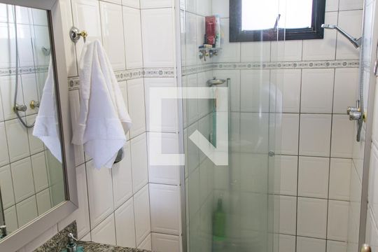 Banheiro da Suíte de apartamento à venda com 3 quartos, 68m² em Vila Gustavo, São Paulo
