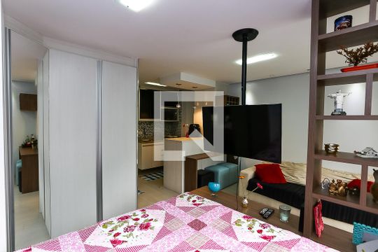 Quarto 1 de kitnet/studio para alugar com 1 quarto, 31m² em Jardim Ampliacao, São Paulo