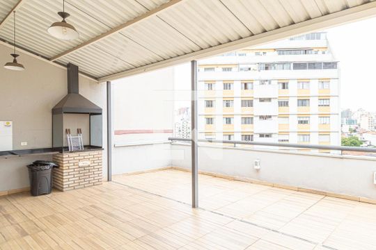 Área comum - Churrasqueira de kitnet/studio à venda com 1 quarto, 27m² em Bela Vista, São Paulo
