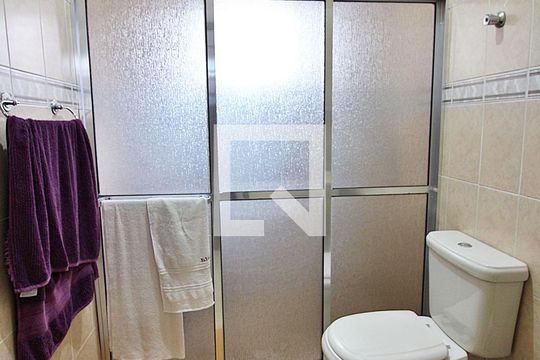 Banheiro do Quarto 1 - Suíte de casa à venda com 4 quartos, 226m² em Assunção, São Bernardo do Campo
