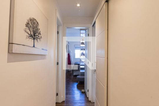 Corredor de apartamento para alugar com 2 quartos, 89m² em Tatuapé, São Paulo