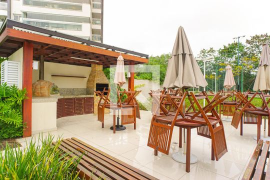 Área comum - Churrasqueira de apartamento para alugar com 2 quartos, 80m² em Barra da Tijuca, Rio de Janeiro