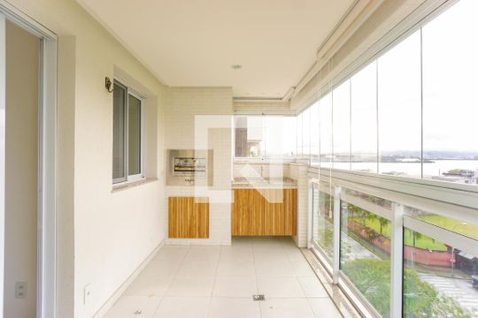 Varanda da Sala de apartamento para alugar com 2 quartos, 80m² em Barra da Tijuca, Rio de Janeiro