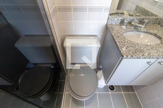 Banheiro da Suíte de apartamento à venda com 3 quartos, 59m² em Parque Mandaqui, São Paulo
