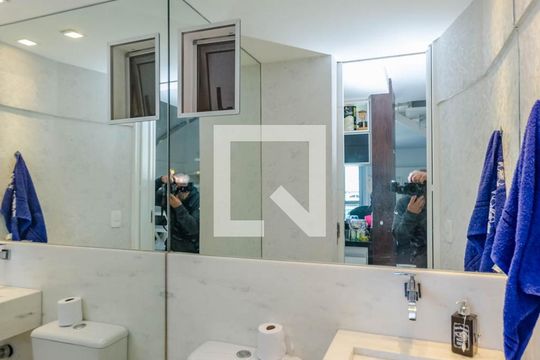Lavabo de apartamento para alugar com 1 quarto, 70m² em Vale do Sereno, Nova Lima